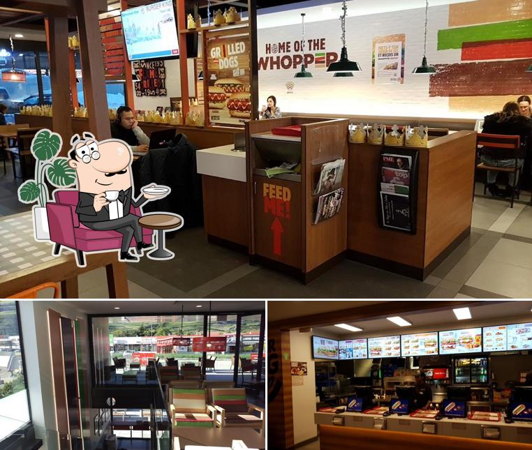 Découvrez l'intérieur de Burger King