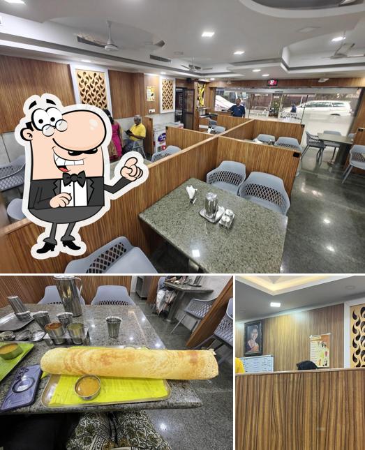 The interior of Friends Restaurant