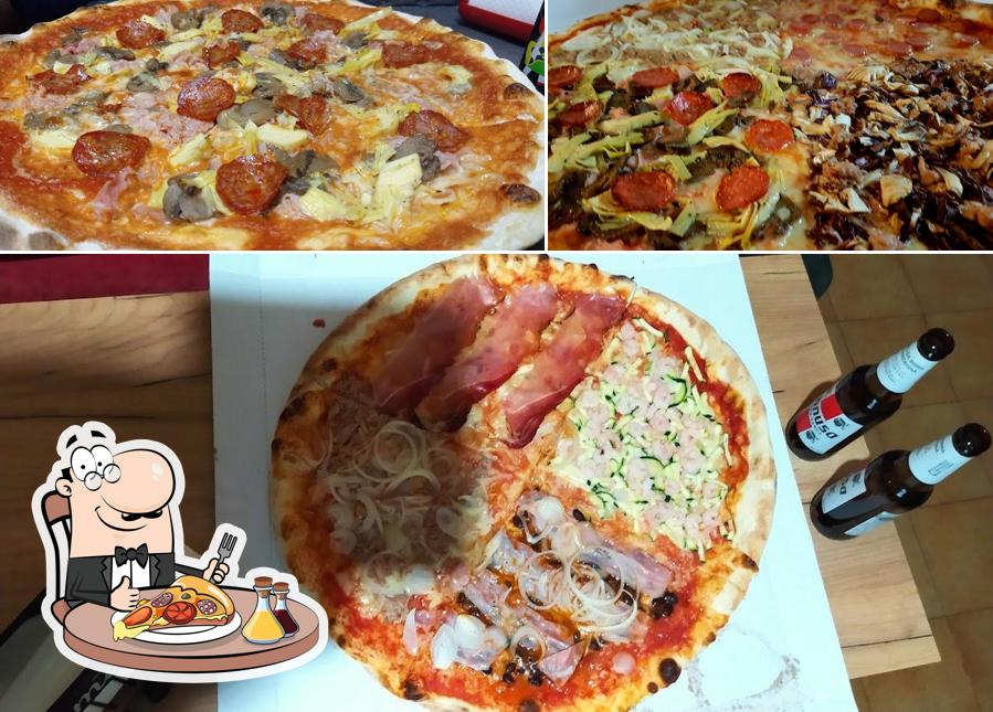 A Maxipizza Lo Spicchio d'asporto di Fedon Annamaria e De Michiel Ezio, puoi goderti una bella pizza
