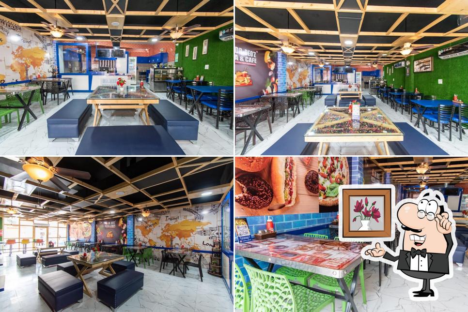 The interior of Dr. Deo'z Pizza & Cafe Hajipur