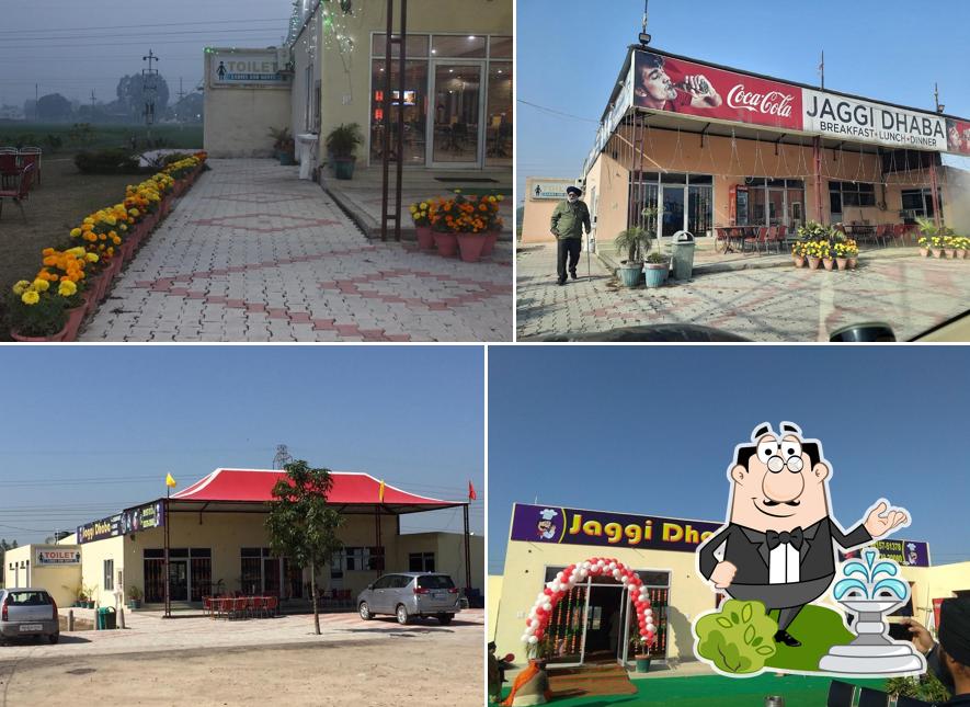 The exterior of Jaggi Dhaba