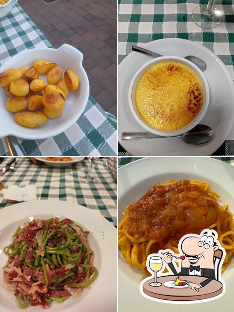 Creme brulee al Trattoria Sandoni