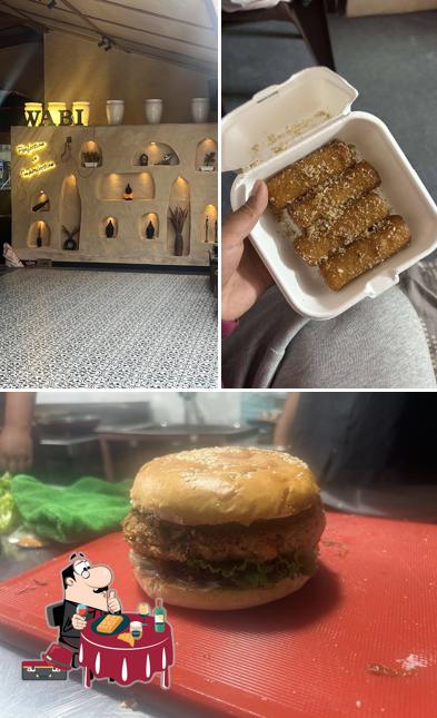 Waffles at Wabi cafe