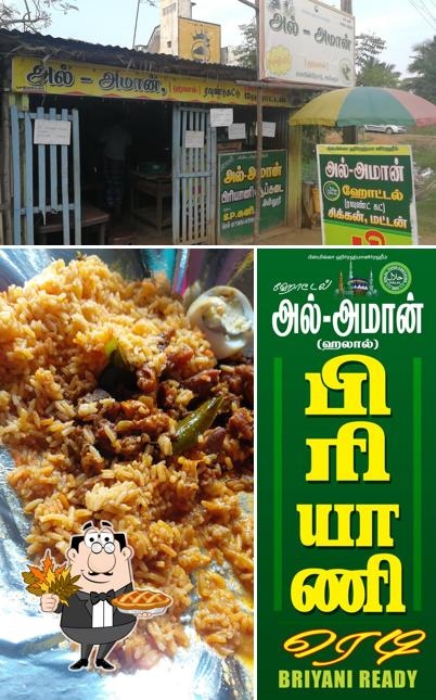 See this picture of Al Aman Biryani Restaurant
