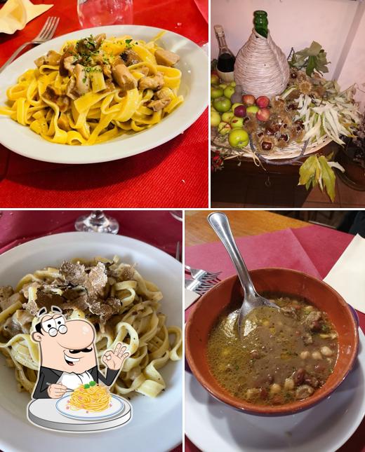 Spaghetti alla carbonara al La Gorbe e L'Ua
