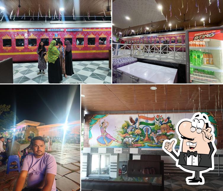 The interior of Rail Coach Restaurant (24x7)