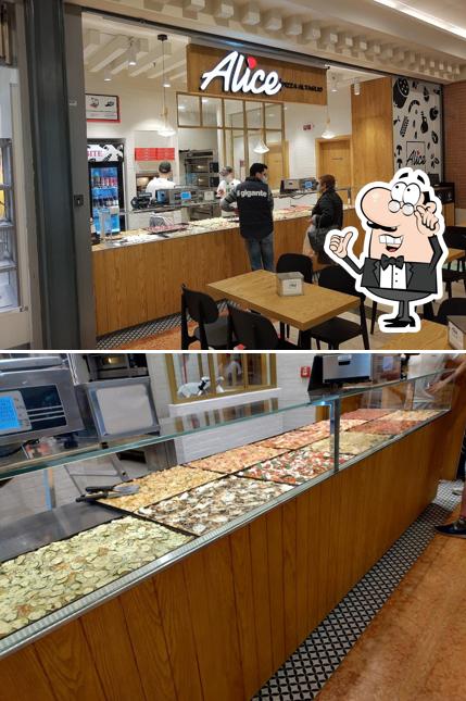Gli interni di Alice Pizza Bellinzago Lombardo