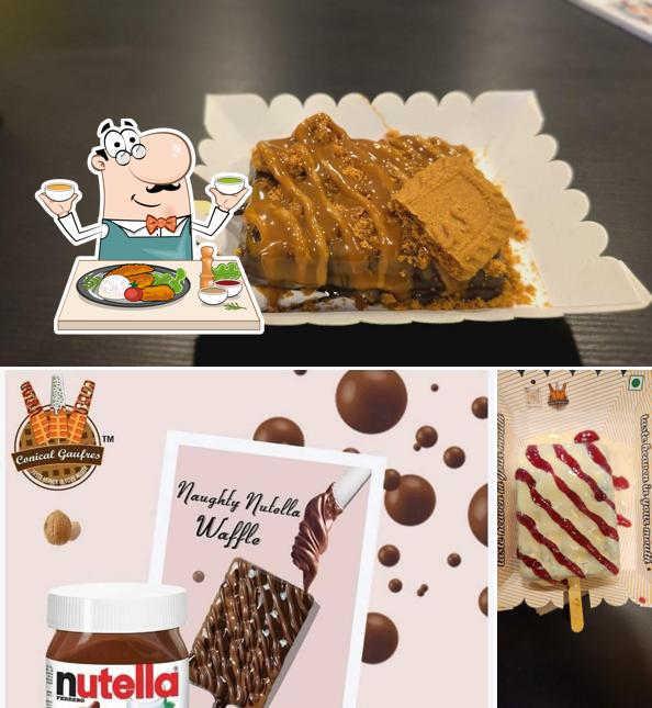 Food at Conical Gaufres Hosur