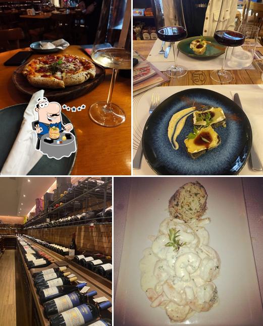 Comida em Decanter BC