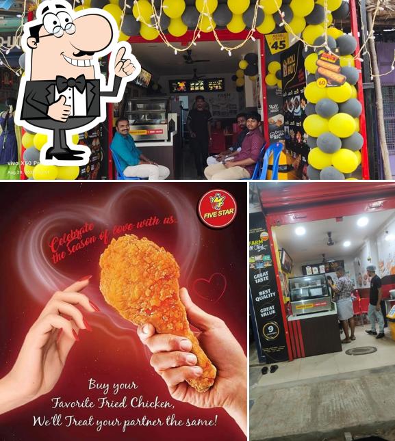 Look at the image of Five star chicken&koli Hut