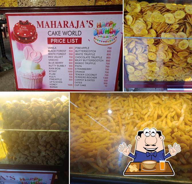 Food at Maharajas Chips