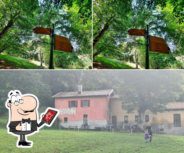 Puoi goderti l'aria fresca dal dehors di Ristorante Rifugio Grassa