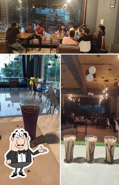 The interior of Vibes Cafe