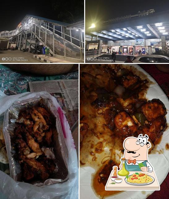 This is the photo displaying food and exterior at Chandigarh Junction Restaurant