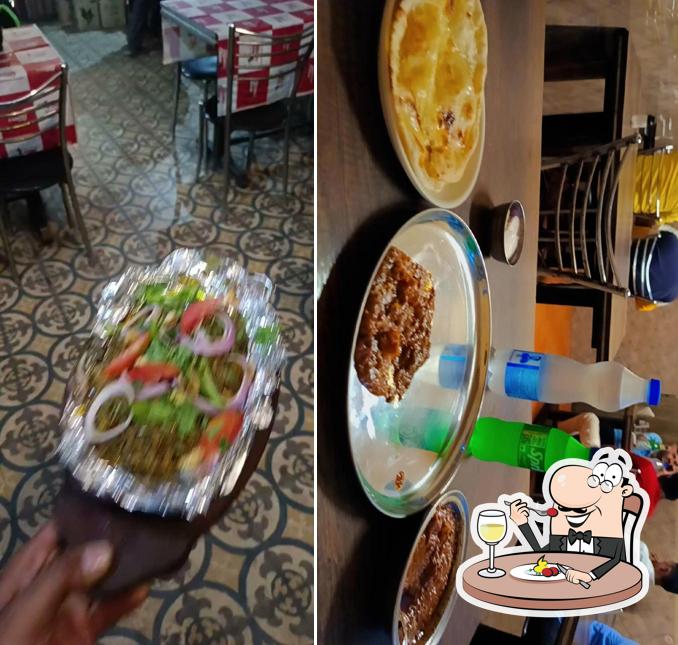 Food at Hotel A-1 family Restaurant & Bar luxurious rooms Ac & non AC ROOM lodging