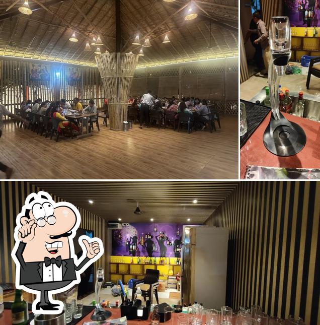 The restaurant's interior and beverage