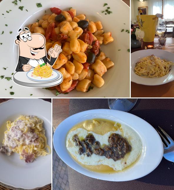 Spaghetti alla carbonara al Agriturismo Due del Monte