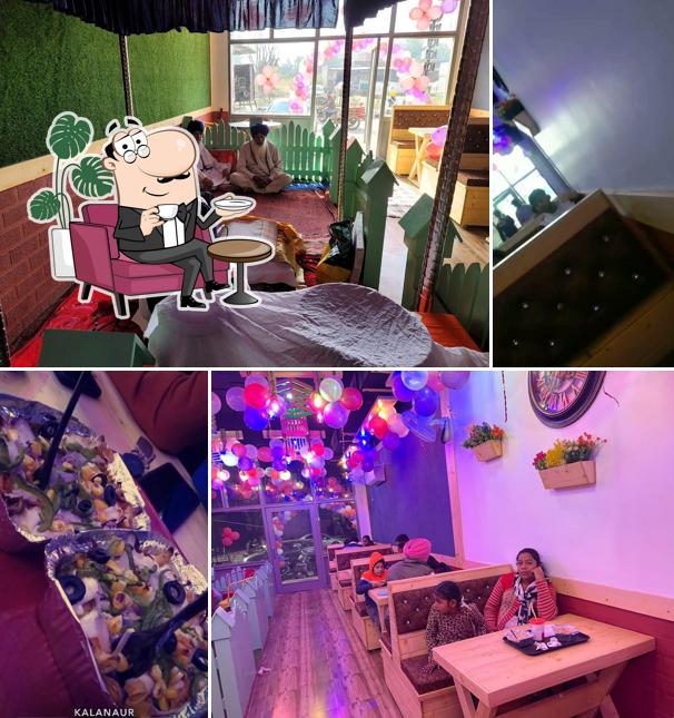 The interior of Hello Food Kalanaur