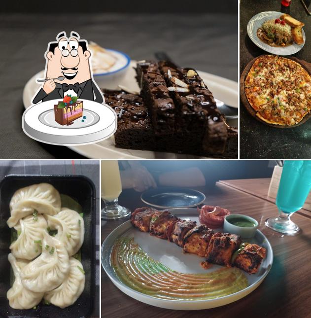 Chocolate cake at The Hyve Modern Bistro & Cocktail Bar