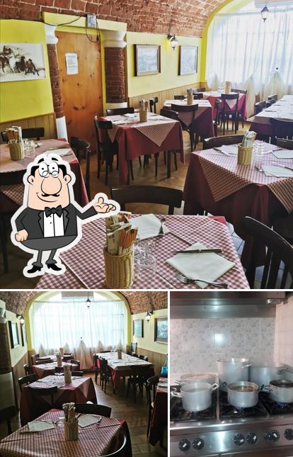 Gli interni di Trattoria Bar Centrale