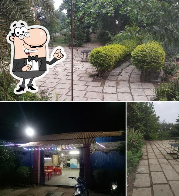 The exterior of Abhiruchi Garden Restaurant