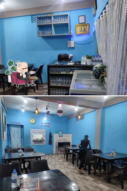The interior of Bhai Jaan Beef Restaurant