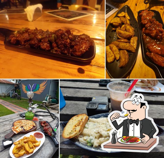 Food at THE GOLD MINE CAFE