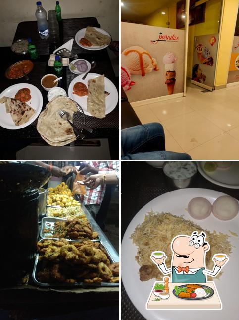 Food at Hotel Paradise Family Restaurant