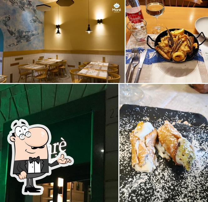 Gli interni di Osteria Maré