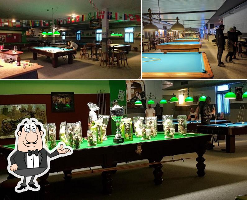 Gli interni di Helvetia Sport Bar Interlaken