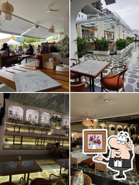The interior of Oia Bangalore
