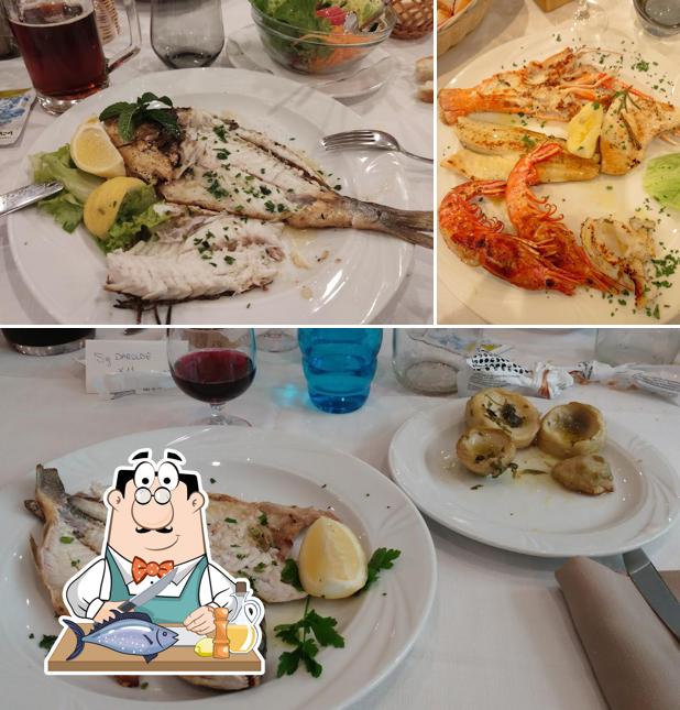 Salmone grigliato al Antica Osteria Dai Moretti