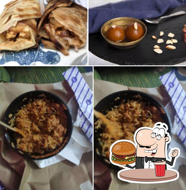 Order a burger at Faasos Defence Colony