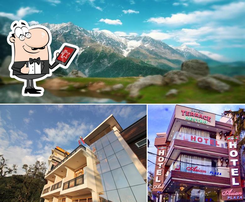 The exterior of Hotel Asian Plaza - Mcleodganj