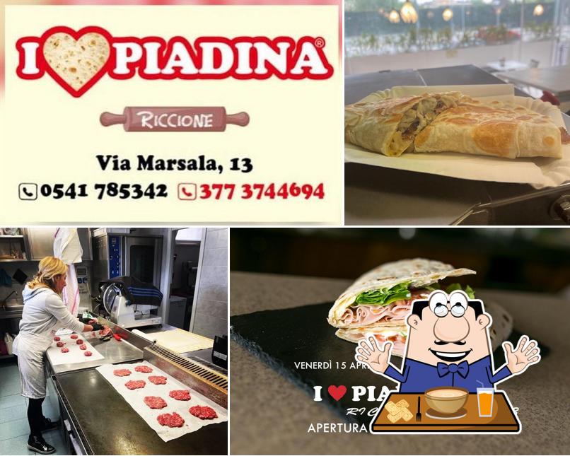 Platti al Piadineria I Love Piadina Riccione