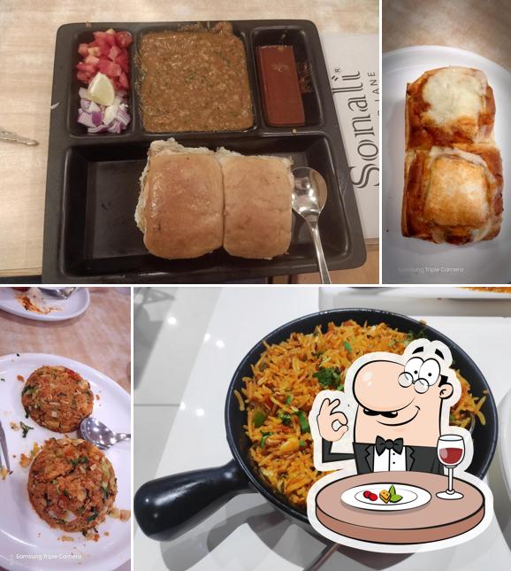 Food at Sonali Pav Bhaji