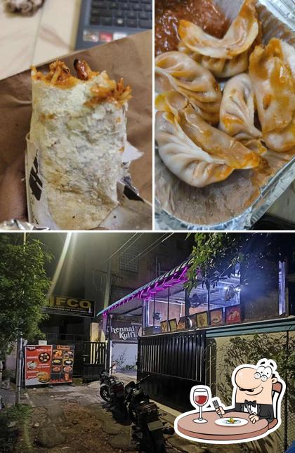 Among different things one can find food and exterior at Zwarma - Shawarma Fried Rice Chinese food Juice Burger Sandwich Momos Mojitos Milk Shakes