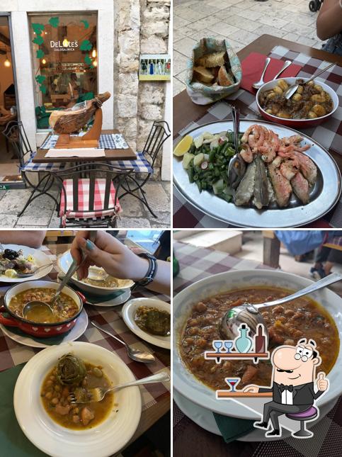 Gli interni di DeListes restaurant Split