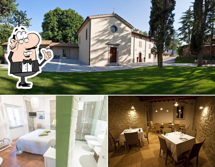 Corte San Ruffillo si caratterizza per la interni e esterno