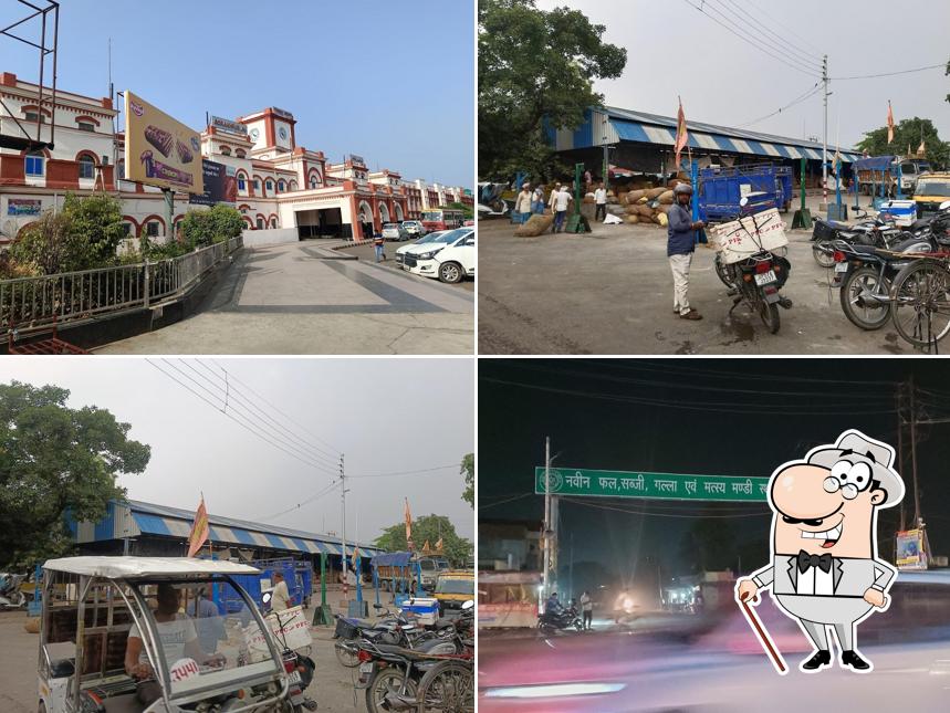 Enjoy the view at the outside area of Fish Market