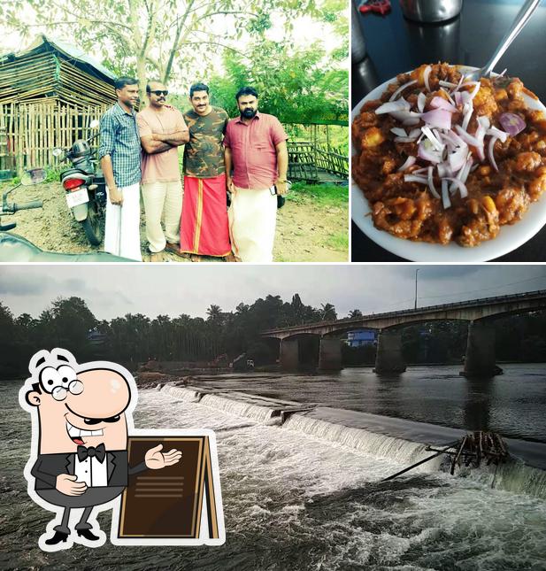 This is the picture showing exterior and food at Puzhayooram AC Toddy Restaurant