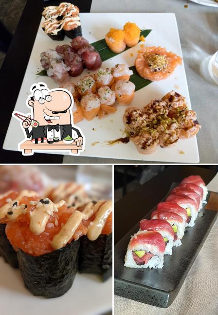 Scegli le diverse opzioni di sushi