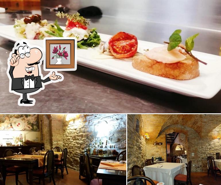 Gli interni di Locanda San Michele