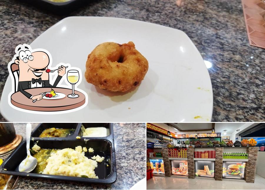 Food at S G Sai Drive-In Restaurant