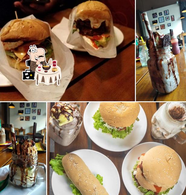 Chocolate mousse at BURGER LOUNGE