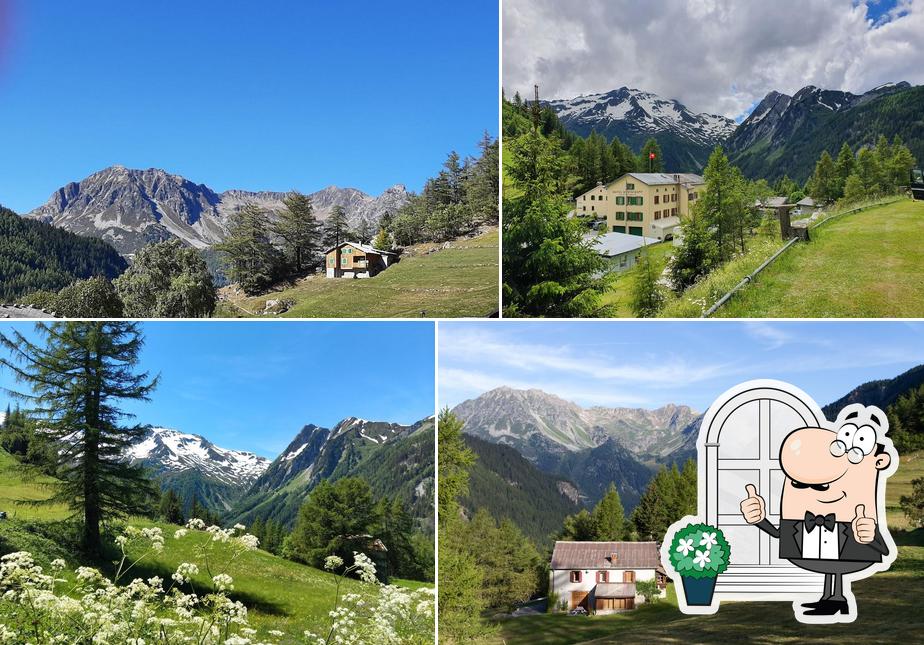 Gli esterni di Hôtel du Col de la Forclaz