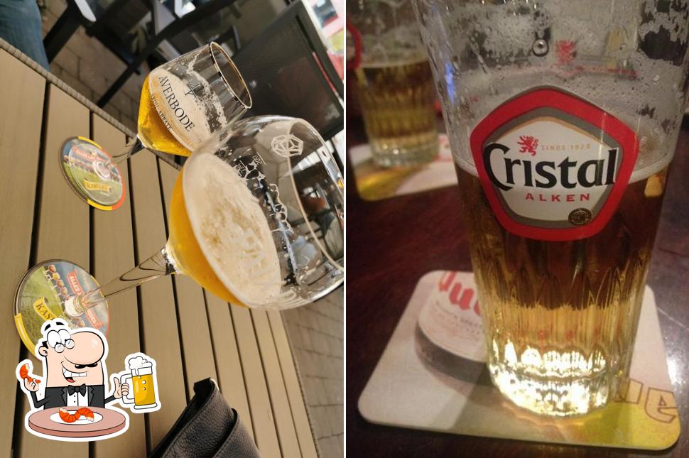 Vous pouvez prendre un verre de bière blonde ou brune