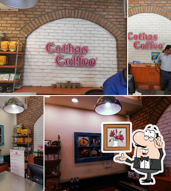 The interior of Cothas Coffee