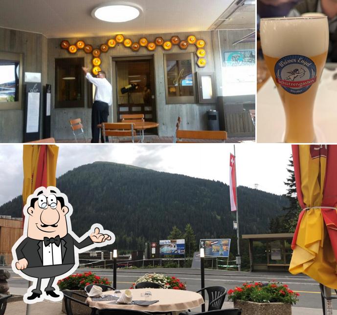 La immagine di interni e bevanda da Da Elio, Restaurant und Pizzeria
