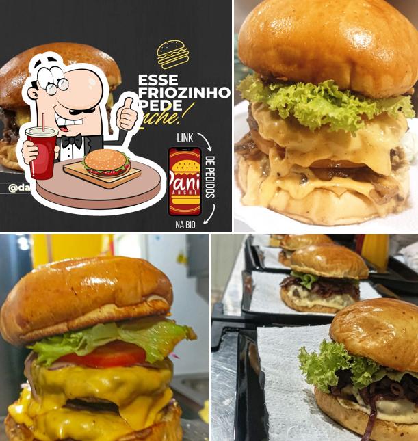 Hambúrguer em Dani's Lanches